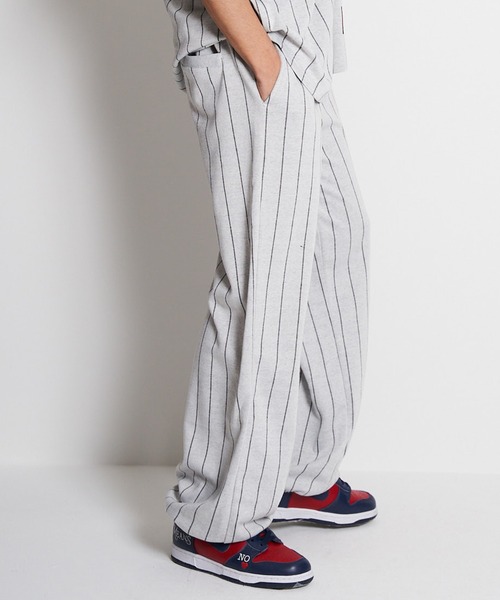 GALLIS ADDICTION（ガリスアディクション）の「GA STRIPE SWEAT PANTS（スウェットパンツ・メンズ・ブラック/ホワイト・L/M）」の7枚目の写真