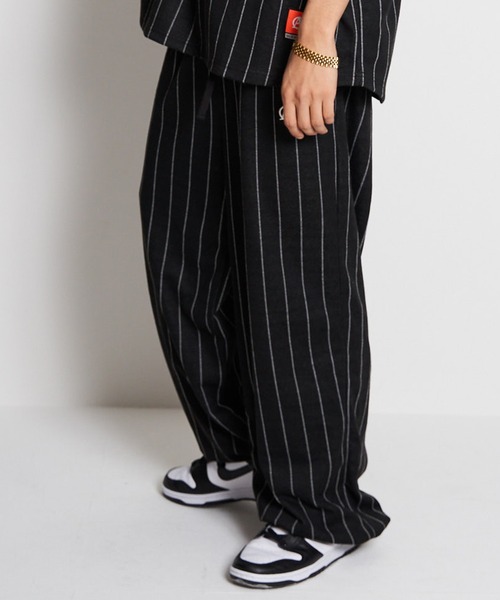 GALLIS ADDICTION（ガリスアディクション）の「GA STRIPE SWEAT PANTS（スウェットパンツ・メンズ・ブラック/ホワイト・L/M）」の17枚目の写真