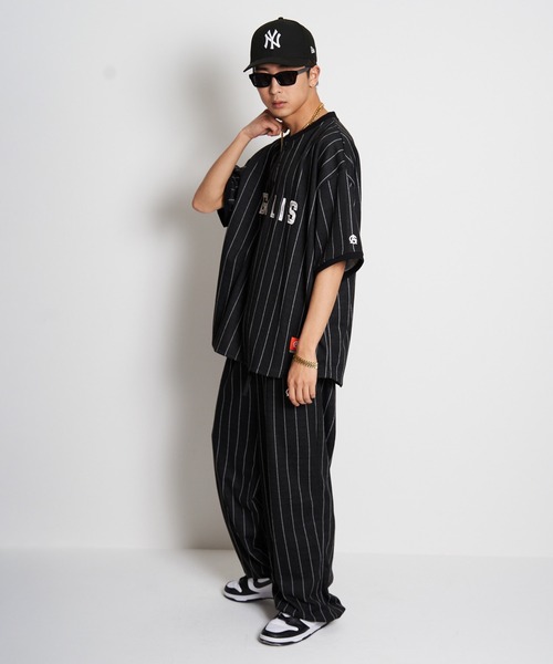 GALLIS ADDICTION（ガリスアディクション）の「GA STRIPE SWEAT PANTS（スウェットパンツ・メンズ・ブラック/ホワイト・L/M）」の10枚目の写真