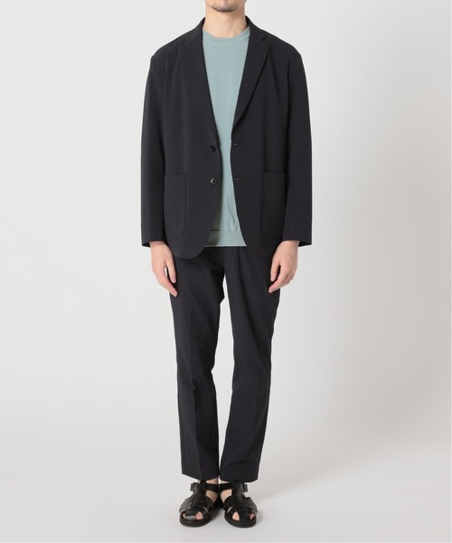 417 EDIFICE(フォーワンセブンエディフィス)の「【COOL FIBER / クールファイバー】サッカージャケット(テーラードジャケット・メンズ・グレー/ベージュ/ネイビー・SMALL/MEDIUM/LARGE)」の17枚目の写真