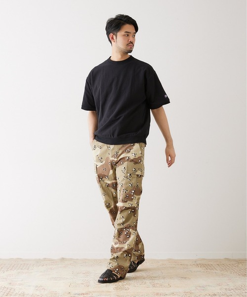 417 EDIFICE（フォーワンセブンエディフィス）の「【BURK / バーク】別注 ファティーグパンツ（カーゴパンツ・メンズ・ブラック/カーキ/カーキ系2・SMALL/MEDIUM/LARGE）」の21枚目の写真