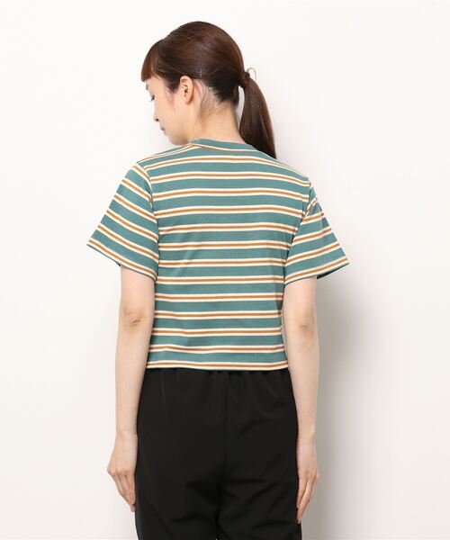 N.（N. Natural Beauty Basic）（エヌエヌナチュラルビューティーベーシック）の「◆モックネックコンパクトＴシャツ（Tシャツ/カットソー・レディース・ネイビー/グリーン・MEDIUM）」の11枚目の写真