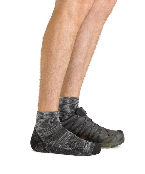 DARN TOUGH VERMONT(ダーンタフバーモント)の「【MADE IN USA】DARN TOUGH ダーンタフ Ms 1991 ライトハイカー 1/4ソック ライトウェイト クッション(ソックス/靴下・メンズ・ブラック/ライトブラウン/インディゴブルー/アッシュグレー・MEDIUM/LARGE)」の12枚目の写真