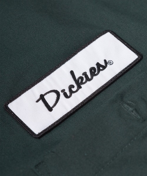 Dickies(ディッキーズ)の「【Dickies/ディッキーズ】ビッグシルエット T/Cツイル ワンポイント ワッペン ワークシャツ/ クレリック 半袖シャツ(シャツ/ブラウス・メンズ・アイボリー/ブラック/ベージュ/グリーン・XL/M/L)」の7枚目の写真