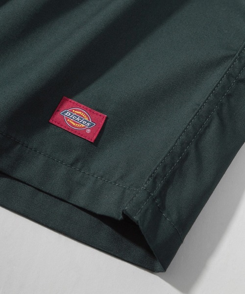 Dickies(ディッキーズ)の「【Dickies/ディッキーズ】ビッグシルエット T/Cツイル ワンポイント ワッペン ワークシャツ/ クレリック 半袖シャツ(シャツ/ブラウス・メンズ・アイボリー/ブラック/ベージュ/グリーン・XL/M/L)」の16枚目の写真