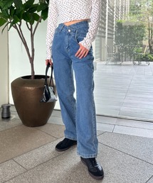 dream in the cradle（ドリームインザクレイドル）の「ハイウエストデニムパンツ（デニムパンツ）」