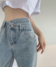 dream in the cradle（ドリームインザクレイドル）の「ハイウエストデニムパンツ（デニムパンツ）」