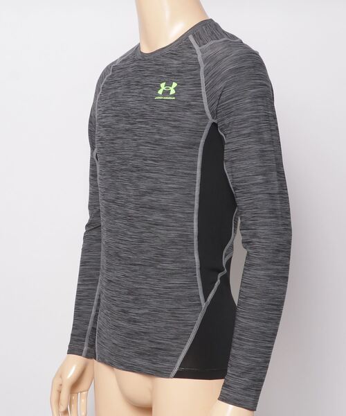 UNDER ARMOUR（アンダーアーマー）の「アンダーアーマー  UA HG Armour LS Novelty（インナーウェア/肌着・メンズ・ダークグレー/ブラック/ネイビー・M/LL/L/S/3L）」の4枚目の写真
