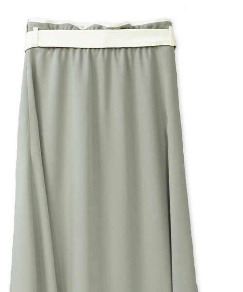 La SRIC（ラスリック）の「La SRIC / バイカラートリミングSK【セットアップ可】（スカート・レディース・グリーン/グレー系その他・38）」の13枚目の写真