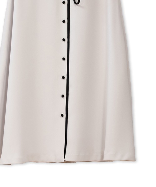 La SRIC（ラスリック）の「La SRIC / バイカラートリミングSK【セットアップ可】（スカート・レディース・グリーン/グレー系その他・38）」の5枚目の写真