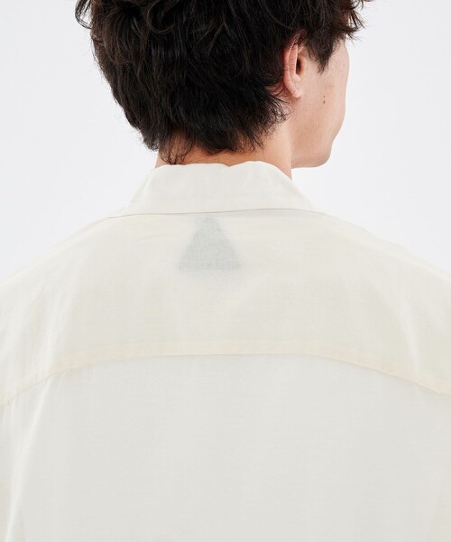 CITY TOKYO（シティトウキョウ）の「シルクコットンショートスリーブシャツ（シャツ/ブラウス・メンズ・ネイビー/オフホワイト/ミント・1/2）」の16枚目の写真