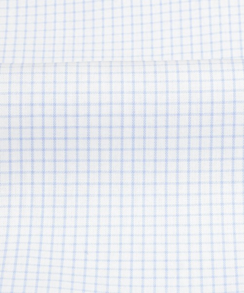 TOKYO SHIRTS(トウキョウシャツ)の「形態安定ノーアイロン ワイド 七分袖ビジネスワイシャツ(ビジネスシャツ・レディース・ライトブルー・LL/XL/M/S/L)」の5枚目の写真
