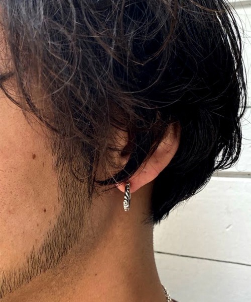 ab1486-SCROLL HOOP PIERSEピアス