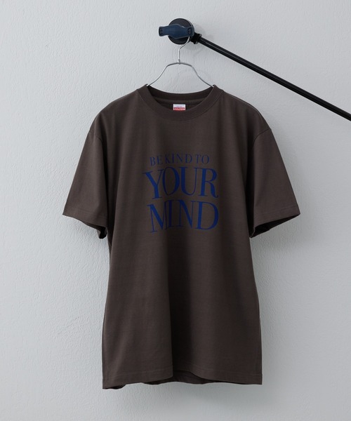 CIAOPANIC TYPY(チャオパニックティピー)の「YOURMINDプリントTee(Tシャツ/カットソー・メンズ・ホワイト/チャコールグレー・M/L)」の4枚目の写真