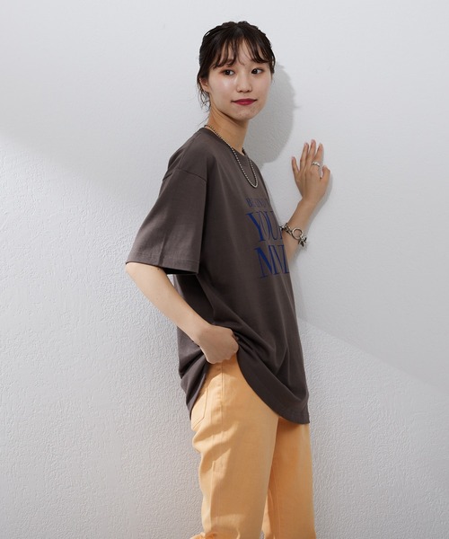 CIAOPANIC TYPY(チャオパニックティピー)の「YOURMINDプリントTee(Tシャツ/カットソー・メンズ・ホワイト/チャコールグレー・M/L)」の13枚目の写真