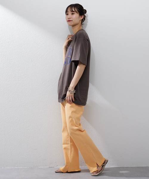 CIAOPANIC TYPY(チャオパニックティピー)の「YOURMINDプリントTee(Tシャツ/カットソー・メンズ・ホワイト/チャコールグレー・M/L)」の9枚目の写真