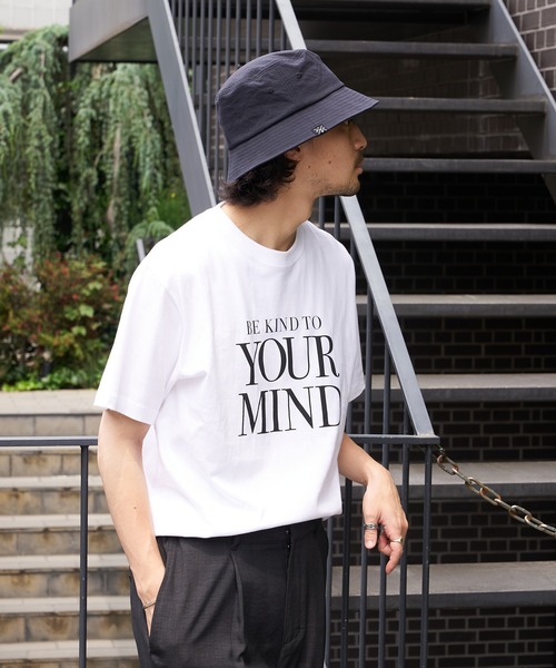 CIAOPANIC TYPY(チャオパニックティピー)の「YOURMINDプリントTee(Tシャツ/カットソー・メンズ・ホワイト/チャコールグレー・M/L)」の15枚目の写真