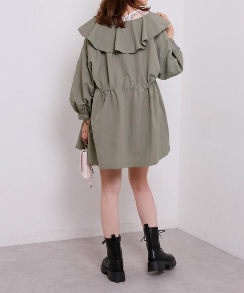 one after another NICE CLAUP（ワンアフターアナザーナイスクラップ）の「タンク底レースアップショートブーツ（ブーツ・レディース・ブラック・SMALL/MEDIUM/LARGE）」の5枚目の写真