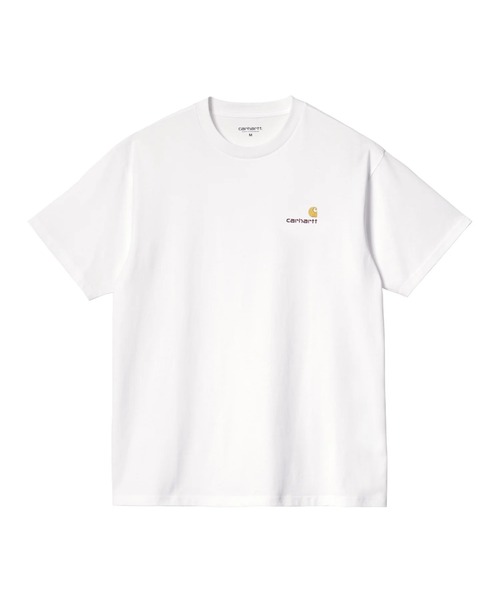 Carhartt WIP(カーハートダブリューアイピー)の「【Carhartt WIP】S/S AMERICAN SCRIPT(Tシャツ/カットソー・メンズ・ブラック/グリーン/ホワイト/サックスブルー/ブルーグリーン/パープル/ブラウン/ベージュ/ヘザーグレー/ブルー・MEDIUM/LARGE/X-LARGE)」の15枚目の写真
