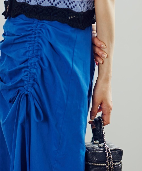 N.（N. Natural Beauty Basic）（エヌエヌナチュラルビューティーベーシック）の「◆ギャザーアップマーメイドスカート（スカート・レディース・クリーム/ブルー/レッド・MEDIUM）」の19枚目の写真