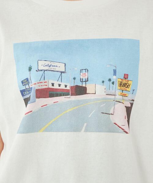 green label relaxing（グリーンレーベルリラクシング）の「【別注】＜Tatsumi Naoさんコラボ＞ LA イラスト プリント 半袖 Tシャツ（Tシャツ/カットソー・レディース・その他1/その他3/その他2・FREE）」の21枚目の写真