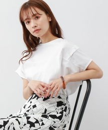 mysty woman | ショルダーボタンプルオーバー 299707(Tシャツ/カットソー)