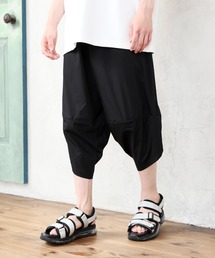 【2022】接触冷感 撥水加工 サルエルワイドパンツ