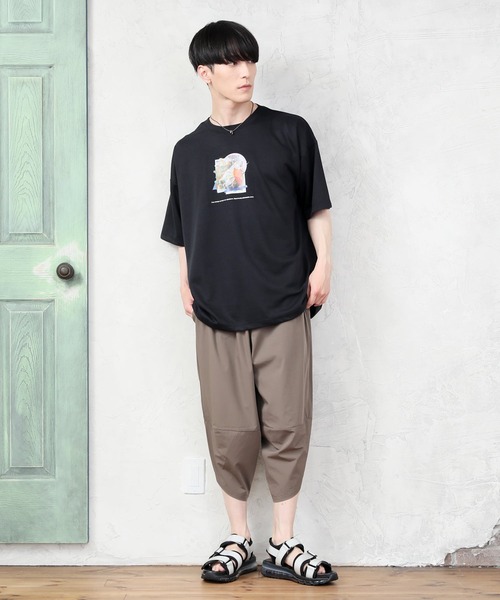 TopIsm(トップイズム)の「【2022】接触冷感 撥水加工 サルエルワイドパンツ(その他パンツ・メンズ・ベージュ/カーキ/ブラック・LL/L/M)」の10枚目の写真
