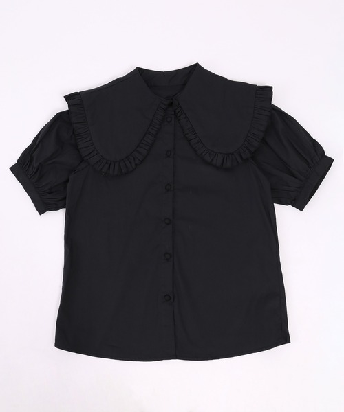 WC（ダブル シー）の「フリルカラーボリュームブラウス（シャツ/ブラウス・レディース・ホワイト/ブラック・FREE）」の8枚目の写真