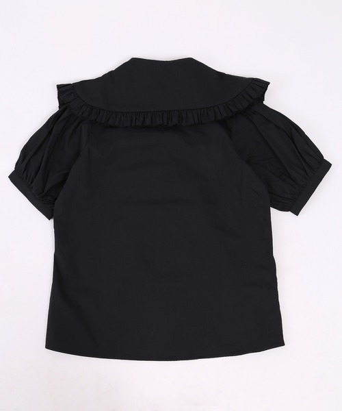 WC（ダブル シー）の「フリルカラーボリュームブラウス（シャツ/ブラウス・レディース・ホワイト/ブラック・FREE）」の6枚目の写真