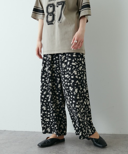 PUAL CE CIN（ピュアルセシン）の「【WEB限定】花柄プリントワイドパンツ（その他パンツ・レディース・その他1/その他2・FREE）」の9枚目の写真