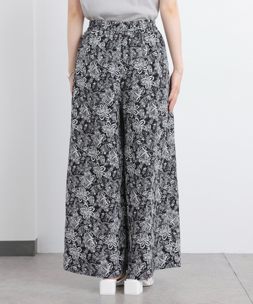 PUAL CE CIN（ピュアルセシン）の「【WEB限定】花柄プリントワイド