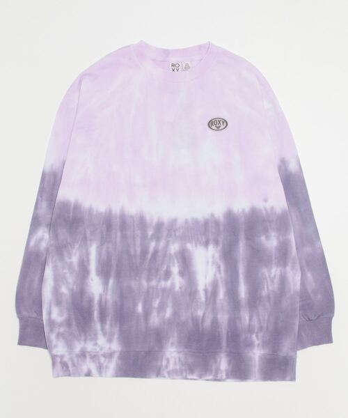 ROXY（ロキシー）の「ROXY/ロキシー   ビッグシルエット/オーバーサイズ/無地/タイダイ柄バックプリントスウェット   RLT224031（スウェット・レディース・マルチ/その他/ホワイト・M/L）」の19枚目の写真