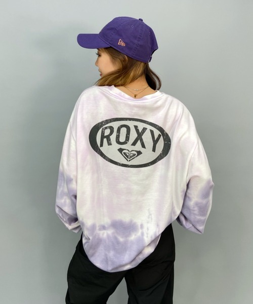 ROXY（ロキシー）の「ROXY/ロキシー   ビッグシルエット/オーバーサイズ/無地/タイダイ柄バックプリントスウェット   RLT224031（スウェット・レディース・マルチ/その他/ホワイト・M/L）」の16枚目の写真