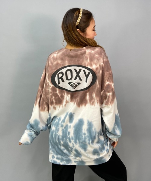 ROXY（ロキシー）の「ROXY/ロキシー   ビッグシルエット/オーバーサイズ/無地/タイダイ柄バックプリントスウェット   RLT224031（スウェット・レディース・マルチ/その他/ホワイト・M/L）」の10枚目の写真