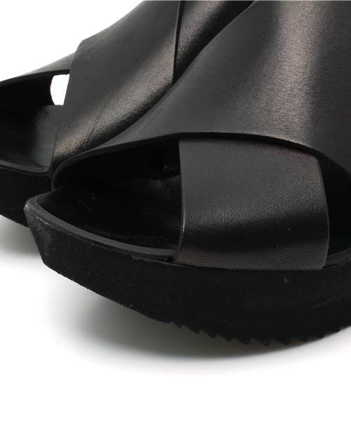ROSE BUD(ローズバッド)の「【カタログ掲載】SG524 LEATHER BACK STRAP WEDGE SANDAL(サンダル・レディース・ブラック/ホワイト・37/39/36/35/38)」の8枚目の写真
