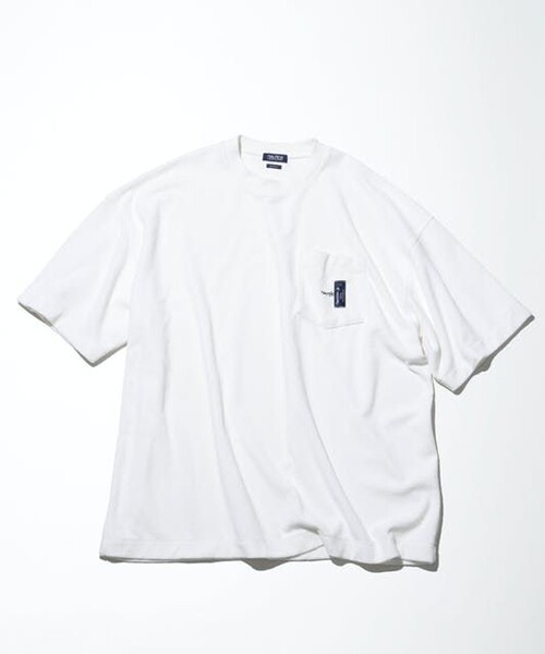NAUTICA（ノーティカ）の「NAUTICA/ノーティカ Pile Pocket Tee（Tシャツ/カットソー・メンズ・ホワイト/ネイビー/ブラウン・MEDIUM/LARGE/X-LARGE/XX-LARGE）」の10枚目の写真