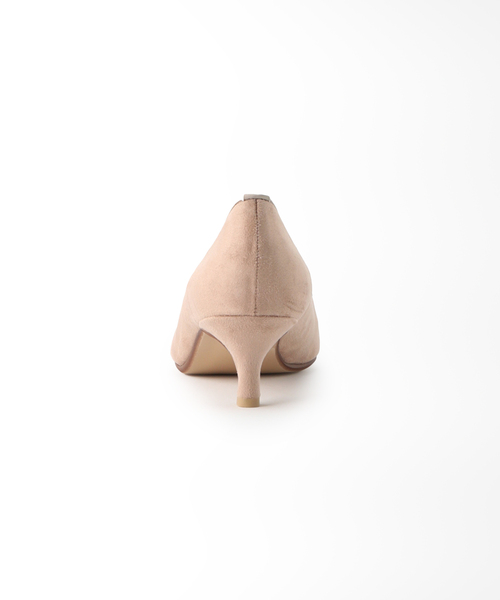 LE TALON(ルタロン)の「4.5cmVカットリボンパンプス(パンプス・レディース・ベージュ・23.5cm/24.5cm)」の3枚目の写真