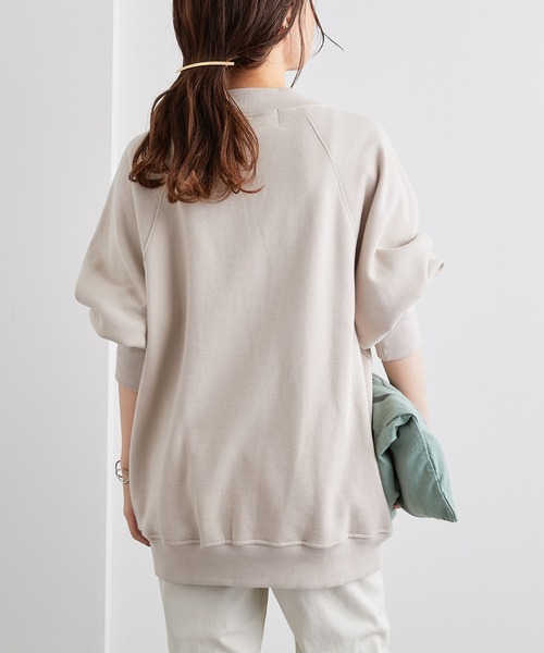 PUAL CE CIN（ピュアルセシン）の「裏起毛ブルゾン（ブルゾン・レディース・ピンク/グレイッシュベージュ/ベージュ/イエロー/ブルー系/ブラック・FREE）」の7枚目の写真