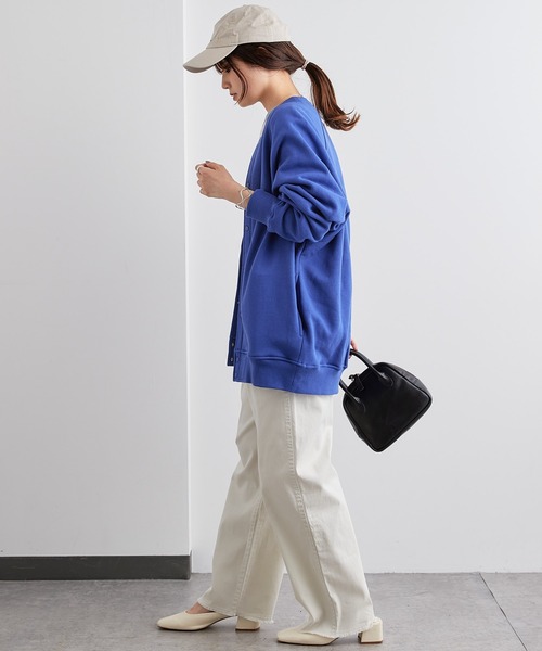 PUAL CE CIN（ピュアルセシン）の「裏起毛ブルゾン（ブルゾン・レディース・ピンク/グレイッシュベージュ/ベージュ/イエロー/ブルー系/ブラック・FREE）」の18枚目の写真