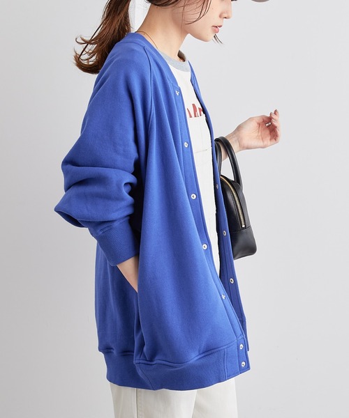 PUAL CE CIN（ピュアルセシン）の「裏起毛ブルゾン（ブルゾン・レディース・ピンク/グレイッシュベージュ/ベージュ/イエロー/ブルー系/ブラック・FREE）」の12枚目の写真