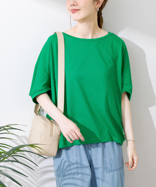 URBAN RESEARCH Sonny Label（アーバンリサーチサニーレーベル）の「ワイドコクーンプルオーバー（Tシャツ/カットソー・レディース・ホワイト/ブラック/グリーン/ピンク・FREE）」の4枚目の写真