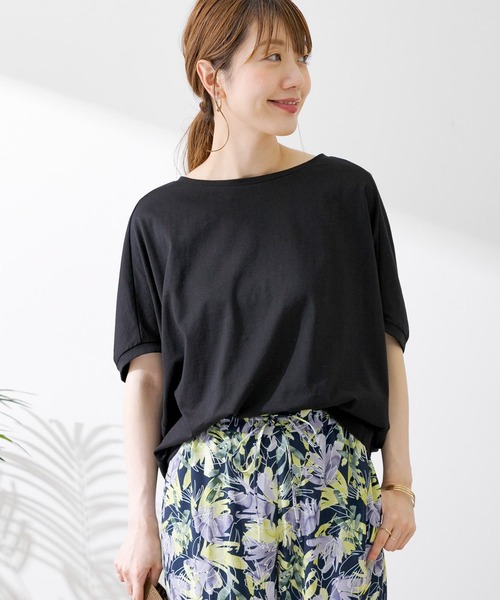 URBAN RESEARCH Sonny Label（アーバンリサーチサニーレーベル）の「ワイドコクーンプルオーバー（Tシャツ/カットソー・レディース・ホワイト/ブラック/グリーン/ピンク・FREE）」の14枚目の写真