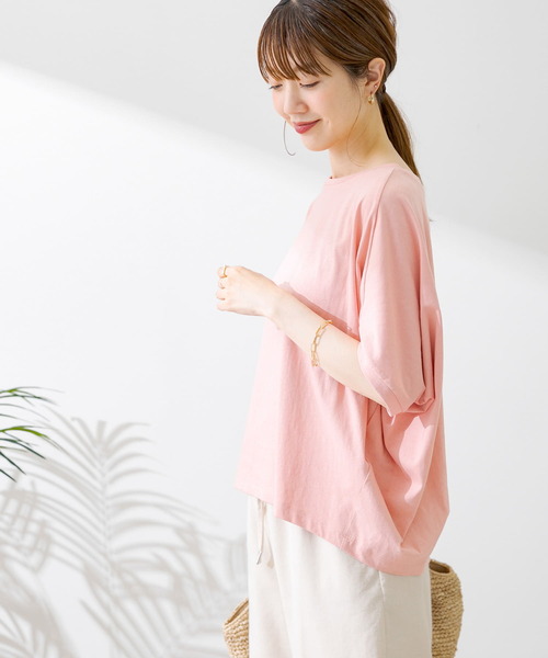 URBAN RESEARCH Sonny Label（アーバンリサーチサニーレーベル）の「ワイドコクーンプルオーバー（Tシャツ/カットソー・レディース・ホワイト/ブラック/グリーン/ピンク・FREE）」の20枚目の写真