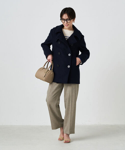 NOLLEY’S（ノーリーズ）の「ラムメルトン NMPピーコート（ピーコート・レディース・ネイビー・38）」の18枚目の写真