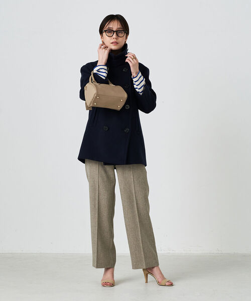 NOLLEY’S（ノーリーズ）の「ラムメルトン NMPピーコート（ピーコート・レディース・ネイビー・38）」の6枚目の写真