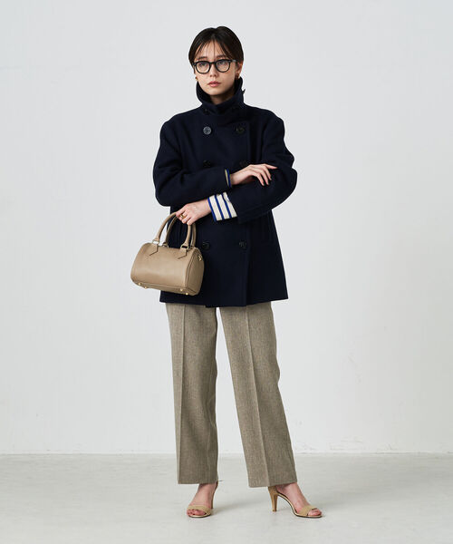 NOLLEY’S（ノーリーズ）の「ラムメルトン NMPピーコート（ピーコート・レディース・ネイビー・38）」の10枚目の写真