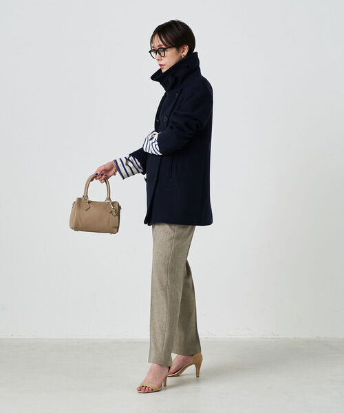 NOLLEY’S（ノーリーズ）の「ラムメルトン NMPピーコート（ピーコート・レディース・ネイビー・38）」の22枚目の写真