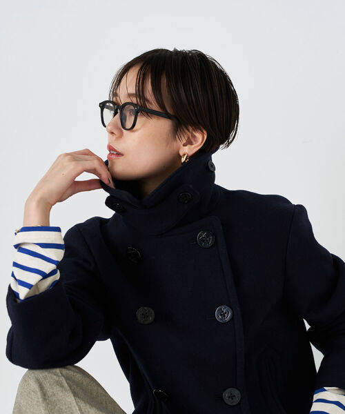 NOLLEY’S（ノーリーズ）の「ラムメルトン NMPピーコート（ピーコート・レディース・ネイビー・38）」の15枚目の写真