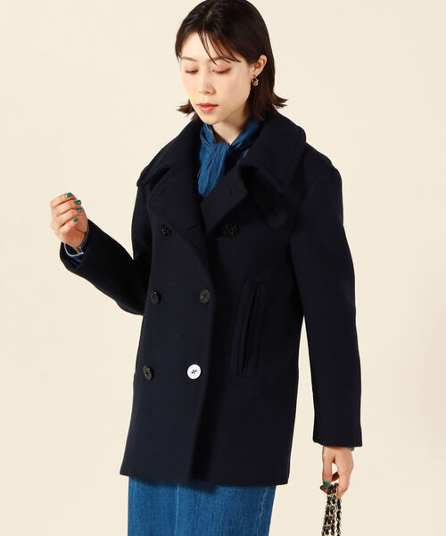 NOLLEY’S（ノーリーズ）の「ラムメルトン NMPピーコート（ピーコート・レディース・ネイビー・38）」の12枚目の写真